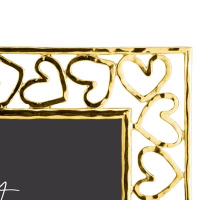Gold Heart Frame, 5" x 7"