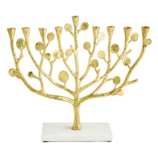 Michael Aram Botanical Leaf Menorah | Bloomingdale's