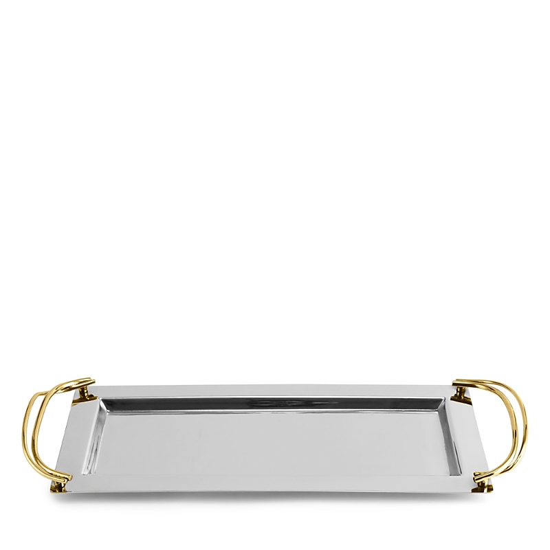 Michael Aram Calla Lily Vanity Tray In Silver