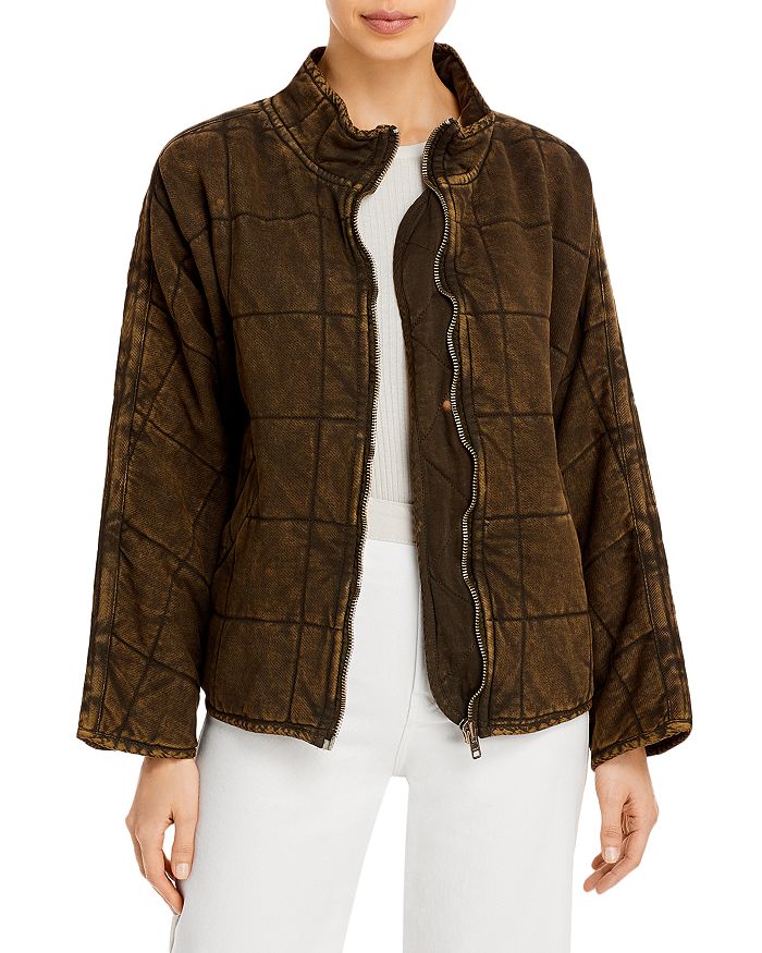 Free People Quilted DolmanSleeve Jacket Bloomingdale's