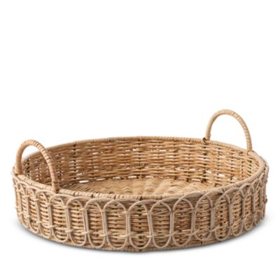 Provence Rattan Circle Tray