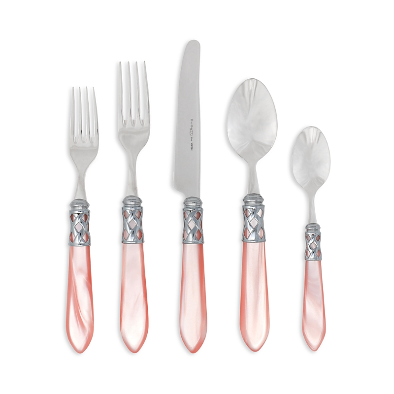Vietri Aladdin Brilliant 5-piece Place Setting In Brilliant Light Pink
