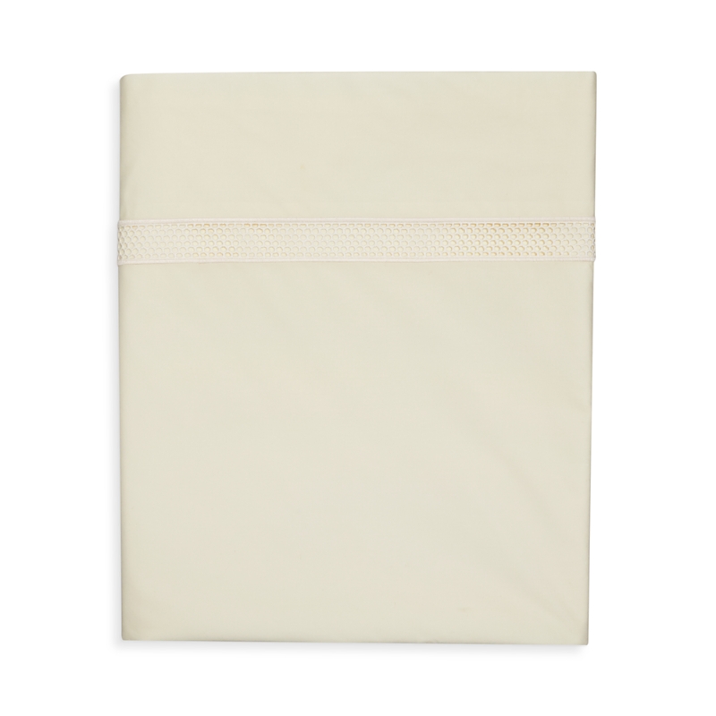 Home Treasures Ritz Flat Sheet, Queen In Ivory