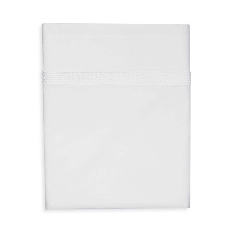 Home Treasures Ritz Flat Sheet, Queen In White
