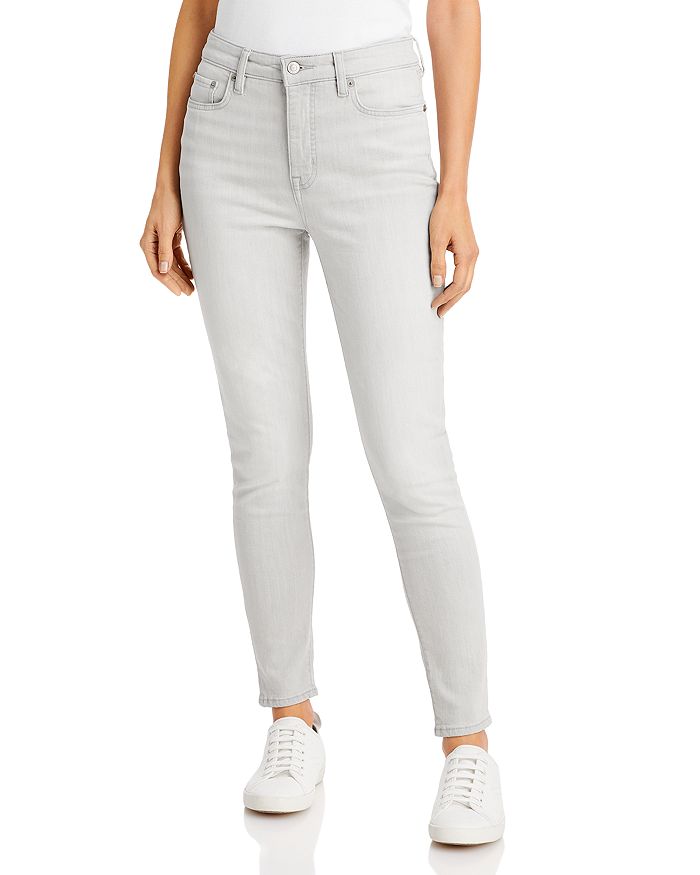 straal Te voet Th Ralph Lauren Ralph Lauren High Rise Skinny Ankle Jeans in Soft Grey |  Bloomingdale's