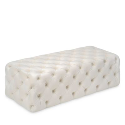 Kaylee Velvet Ottoman