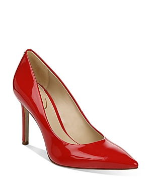 Sam Edelman Hazel Pointed Toe Pump In Ruby Red