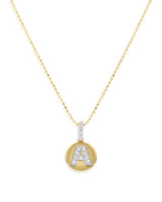 bloomingdales initial necklace