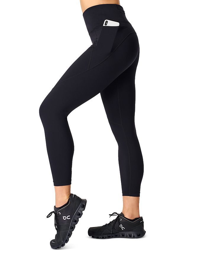 Sugar Pocket Womens Yoga Pants with Side Pockets Gym Workout Tights Ankle  Length Leggings S(026) at  Women's Clothing store