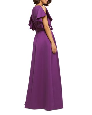 purple formal dress