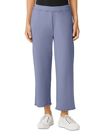 Eileen Fisher - Organic Cotton Cropped Straight Fit Pants