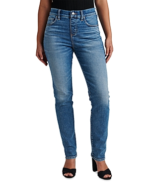 Jag Jeans Valentina Pull-On High Rise Straight Leg Jeans in Phoenix Blue