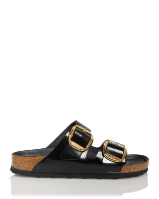 Women&#39;s Arizona High Shine Big Buckle Slide Sandals