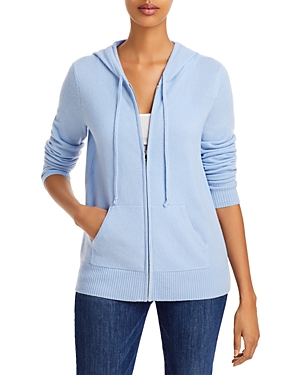 C BY BLOOMINGDALE'S CASHMERE C BY BLOOMINGDALE'S CASHMERE ZIP HOODIE - 100% EXCLUSIVE