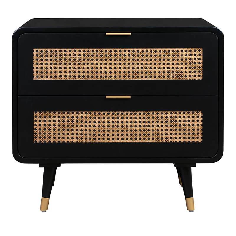 Tov Furniture Christine Nightstand In Black