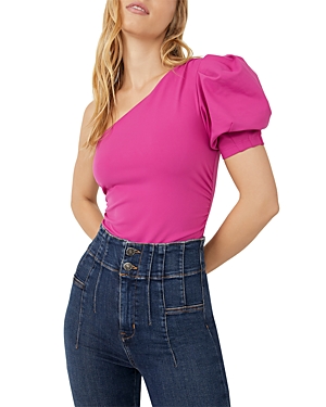 Free People Somethin Bout You So One Shoulder Bodysuit In Dancing Queen