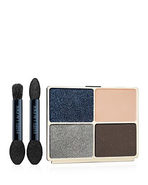 Shop Estée Lauder Pure Color Envy Luxe Eyeshadow Quad Refill In Indigo Night