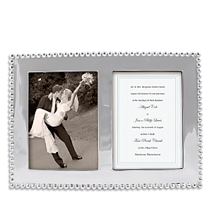 Shop Mariposa Beaded Double 5 X 7 Frame In Metal