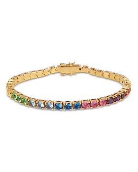 KURT GEIGER LONDON - Rainbow Crystal Tennis Bracelet