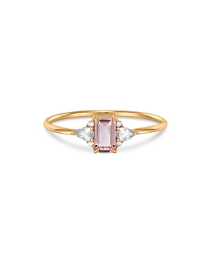 Moon & Meadow 14k Yellow Gold Morganite & White Sapphire Ring - 100% Exclusive In Pink/gold