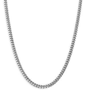 Alberto Amati Sterling Silver Curb Link Chain Necklace, 22