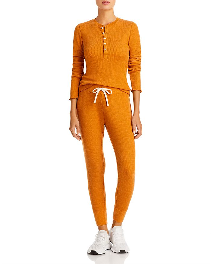 WSLY Waffle Knit Long Sleeve Henley & Jogger Pants | Bloomingdale's