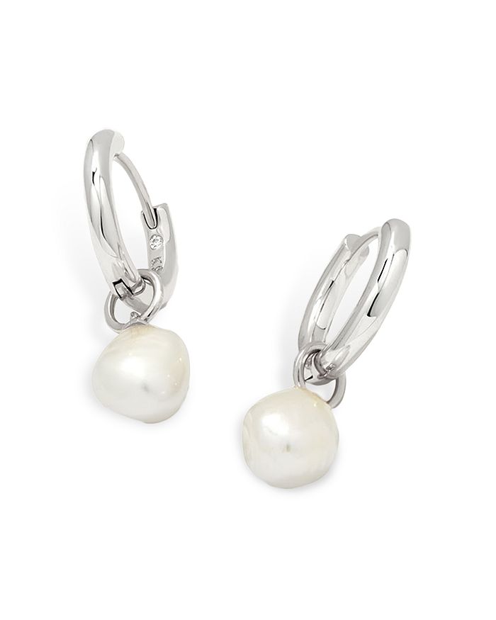 Kendra scott pearl hoop earrings deals