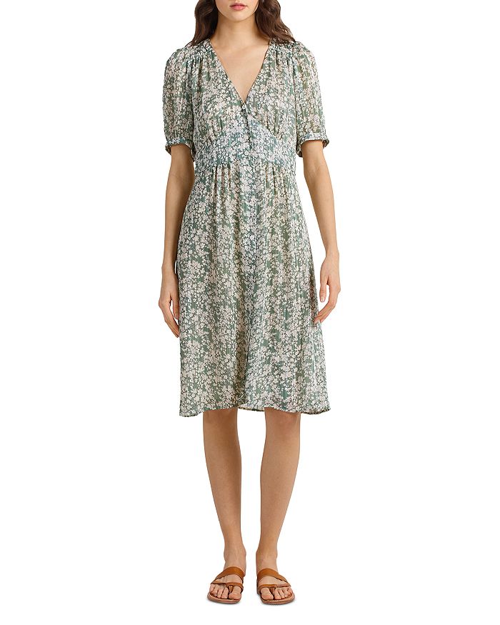 Gerard Darel Jane Floral Button Front Dress | Bloomingdale's