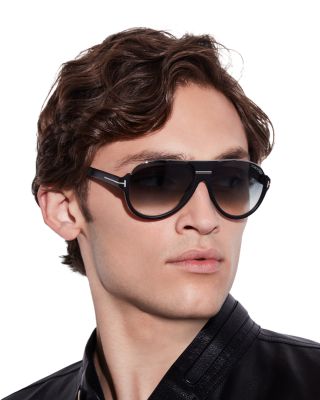 Dimitry Flat Top Aviator Sunglasses, 61mm