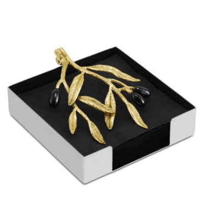 Olive Branch Cocktail Napkin Holder