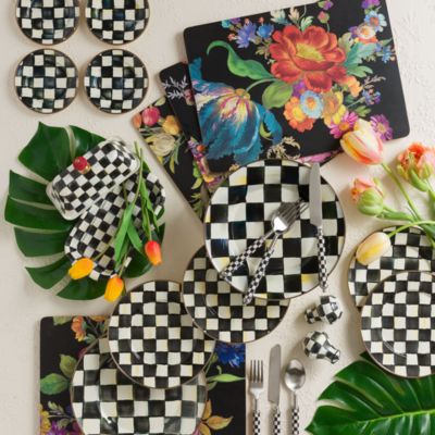 MacKenzie-Childs Courtly Check Dinnerware Collection
