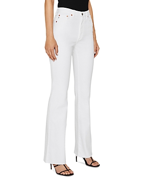 Ag Alexxis High Rise Bootcut Jeans in Authentic White