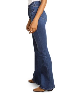 Beverly High Rise Flare Jeans in Bright Blue