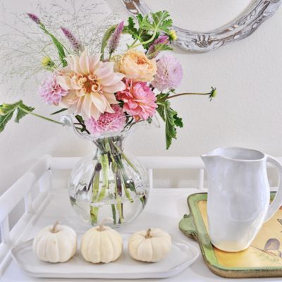 Hibiscus Medium Fluted Vase