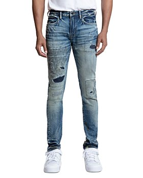 PRPS - Magus Patch Repaired Skinny Fit Jeans in Indigo
