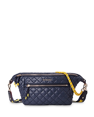 Mz Wallace Crosby Quilted Sling Shoulder Bag In Dawn/sunflower/light Gold