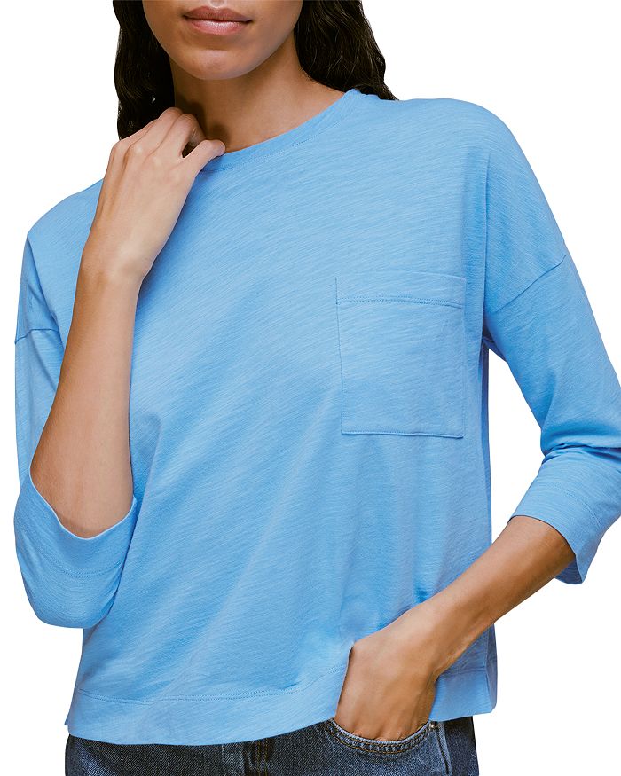 Whistles Organic Cotton Pocket Top Bloomingdale's