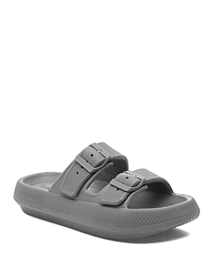 J/slides Women's Socool Slide Sandals In Grey Eva