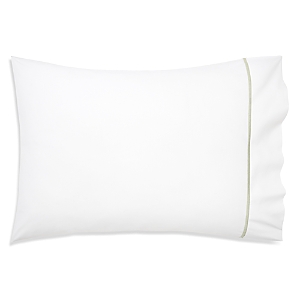 Yves Delorme Athena Standard Pillowcase In Sauge