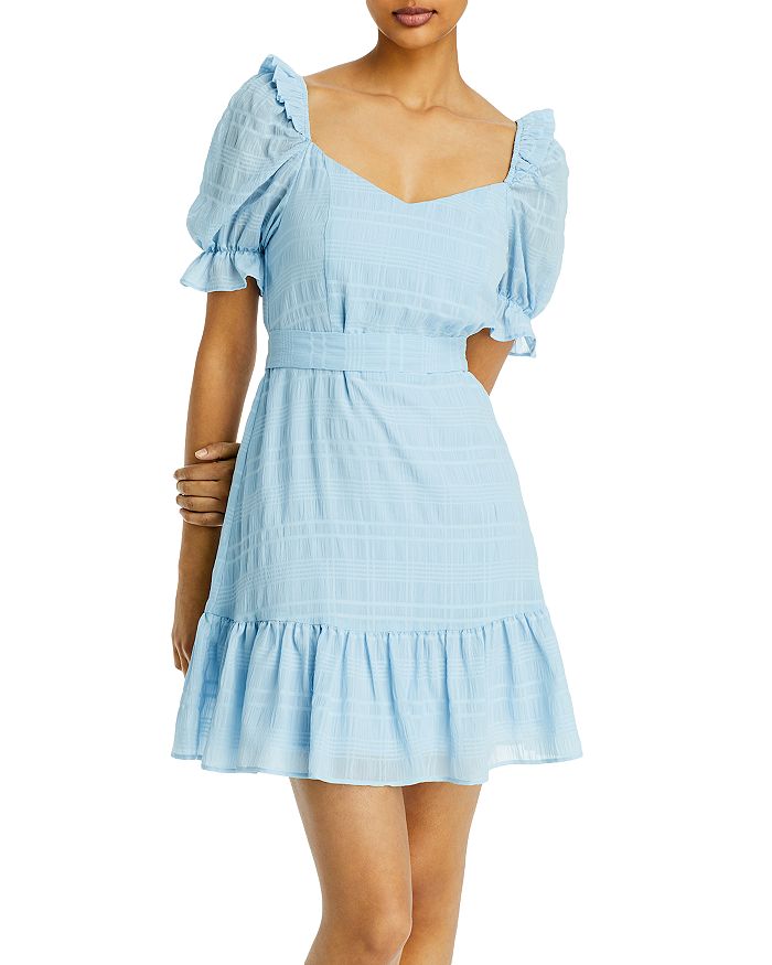 AQUA Smocked Midi Dress 100 Exclusive Bloomingdale s