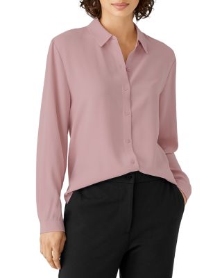 Eileen Fisher - Classic Collar Silk Shirt