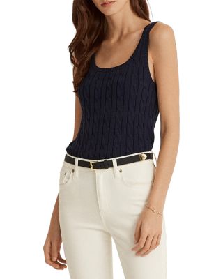 Ralph Lauren Cable Knit Sweater Tank | Bloomingdale's