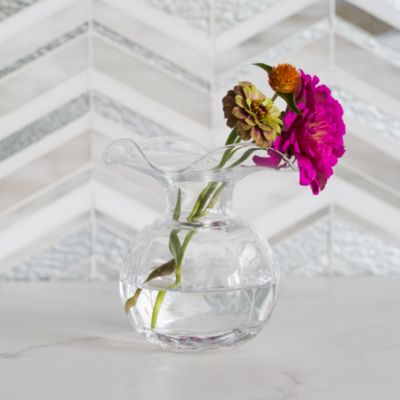 Hibiscus Small Fluted Vase