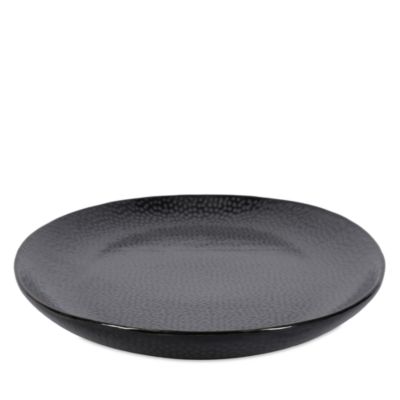 Serene Oval Serving Platter, Black