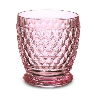 Villeroy & Boch Boston Colored Double Old Fashioned Tumbler In Rose