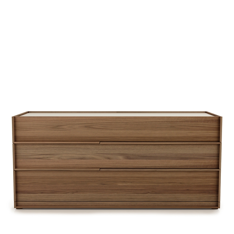Huppe Swan 6 Drawer Dresser In Light Natural/ceramic Top
