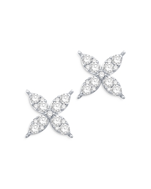 Bloomingdale's Diamond Petal Stud Earrings in 14K White Gold, 1.0 ct. t.w. - 100% Exclusive