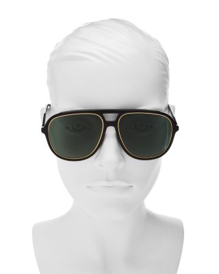 Gucci Brow Bar Aviator Sunglasses, 57mm Gucci Brow Bar Aviator Sunglasses, 57mm | Bloomingdale main image 3