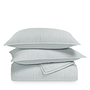 Sky Pickstitch Coverlet Set, Full/queen - Exclusive In Reflection Gray