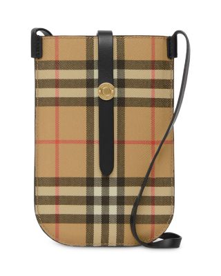 Burberry Check Shoulder Bag Handbags - Bloomingdale's